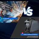 Portable Handheld Welding Machine - 110V,IGBT Inverter ARC Welder Gun Stick Welder, Welder with LED Display,easy arc ignition,small volume, and simple operation for 1/16"-1/8"Welding Rods (Black)