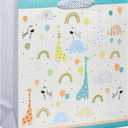 Papyrus 18" Jumbo Gift Bag - Designed by House of Turnowsky (Zoo Animals with Balloons) for Baby Showers, Baby Sprinkles, New Baby, Baptisms, Christenings and All Baby Occasions (1 Bag)