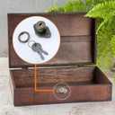 Cabinet Locks with Keys Antique Bronze Desk Drawer Lock for File RV Storage Locks Replacement, 2 Packs