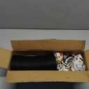 VIVOSUN 4'' Flexible Aluminum Duct, 25 FT Long Heavy-Duty Multi-Layer Air Hose for HVAC Ventilation, Dryer Vent Hose for Grow Tents and Duct Fan Systems, 2 Clamps Included (Black)