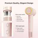 High Speed Hair Dryer 110000 RPM with 1 Billion Plasma Ions, Ionic Blow Dryer Frizz Free Fast Drying with Magnetic Diffuser for Curly Hair, Low Noise Lightweight Thermo Control Hair Dryers for Women