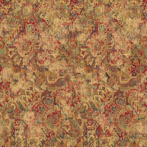 3 x Surface Style - Cumbrae Traditional Rug-Inspired Peel and Stick Wallpaper (Ruby Red)