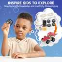 Klever Kits Science Building Toys 6 Projects- Make Your Wooden Motor Machines- Learning Crafts and STEM Activities for Kids Aged 8 9 10 + DIY Race Car & Star Nightlights