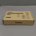 Tadeto Circuit Breaker Finder Tool with Outlet Tester, Quickly GFCI, Voltage, Electric Tester with Dual LCD Display, Light Socket and 3-2 Prong Grounding Adapter, Alligator Clip Adapter (Green)