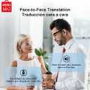 MINISO MS162 Translation Earbuds Real Time OWS Open Ear AI Translator Wireless Bluetooth Earphones Support 150 Languages Translator Earbuds Bluetooth Translation for iOS & Android