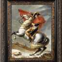 Classical DIY Wood Plein Air Frame for 18x24 Handmade Paintings, 3.2 Wide Antique Black Gold Embossed Art Frame for Artists Exhibition Gallery Show Memorial Portrait, No Glass Cover & Back