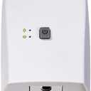 WiOn 50050 Indoor WiFi Plug With 1 Grounded Outlet; White 2 Pack