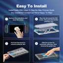 Tempered Glass Screen Protector Compatible with Nintendo Switch 2 2025, Switch 2 Accessories with Auto-Alignment OneTouch System, Bubble Free, 9H Hardness Anti-Scratch, Anti-Fingerprint, Transparent HD Clear[2 Pack]