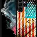 ZHEGAILIAN Case for Samsung Galaxy S22 Plus,US Constitution Overtop American Flag S22+ Plus Men,Drop Protection S22 Plus 6.6-inch