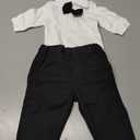 Baby Boy Gentleman Outfit (Black, 60)