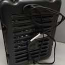 Milkhouse Space Heater, 1300W/1500W Electric Heater with Thermostat, 3 Heat Settings, Safe and Quiet for Home Garage Workshop Warehouse, Black