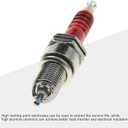 GOOFIT D8TC 3 Electrode Spark Plug for CG 125cc 150cc 200cc 250cc CF250 4 Stroke Gasoline Engine ATV Motorcycle Scooter 4pcs