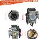 labwork Carburetor Replacement for Bombardier Replacement for Can-Am Outlander Max 400 4x4 2004 2005 2006 2007 2008 Carb