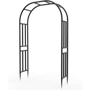 Garden Arch Arbor Trellis-94.5"(H)*63"(L),Heavy Duty Metal Archway for Climbing Plants, Wedding Ceremony Backdrop, Party Decorations with Lights, Balloons(16MM Pipe)
