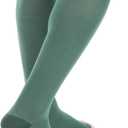 Doc Miller Open Toe Compression Socks, 20-30 mmHg, Toeless Compression Sleeves for Legs, Knee High Stockings for Shin Splints, Varicose Veins, Travel, Calf Support & Muscle Recovery, Men & Women, Pair,XL