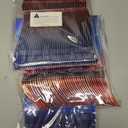 Supernal 120pcs 4th of July Silverware Set | Red and Blue Plastic Silverware (40 Forks, 40 Spoons, 40 Knives) | Heavy Duty Patriotic Plastic Cutlery & Flatware Party Supplies, Serves 40 Guests