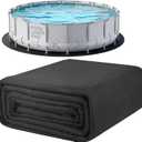 POOLHACKER 28 Ft Pool Liner Pad, Round Pool Liners for Above Ground Swimming Pools, Durable Geotextile Material, Easy to Install, Extends Life to The Line, Under Pool Padding