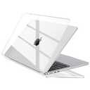 EooCoo Case Compatible with MacBook Air 13 inch M5 2026-2022 M4 M3 M2 A3449 A3240 A3113 A2681, Crystal Hard Shell Scratch Resistant Protective Cover Compatible for MacBook Air 13.6 inch Case, Clear