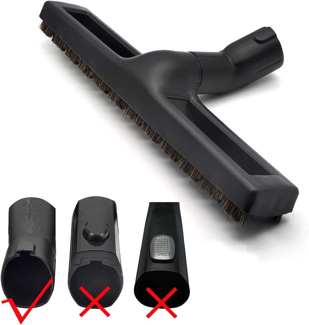 EZ SPARES Compatible with Electrolux Central Vacuum 14 inch Large Smooth Floor Brush Good Water Absorption with Horsehair for Hard Floor