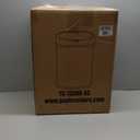 FDW Kitchen Trash can for Bathroom Bedroom Home Office Automatic Touch Free Garbage bin with lid Brushed Stainless Steel Rectangular 13 Gallon / 50L