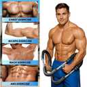 Twister Arm Trainer,Arm Trainer for Men, Adjustable Chest Workout Equipment,Chest Trainer, Shoulder Muscle Training,Wrist & Forearm Strengtheners, Portable Home Fitness Equipment