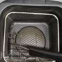 OVENTE 1.5L Electric Deep Fryer with Viewing Lid, Adjustable Temperature, Removable Basket, Cool-Touch Handle, 800W Stainless Steel, Easy to Clean, Silver FDM1501BR