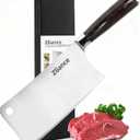 Cleaver Knife 12 Inch–Ultra Sharp High Carbon Stainless Steel Meat & Vegetable Cleaver, Heavy Duty Bone Chopper, Professional Butcher Knife with Ergonomic Full Tang Handle for Restaurant & Home