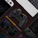 ManbaOne Interactive Screen Wireless Gaming Controller for PC/Switch/Switch 2/iOS/Android,Hall Effect Stick & Trigger,RGB Lighting,Remappable Buttons,1800mAh with Charging Dock (Black)