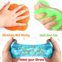 Slime Advent Calendar 2025, Christmas Countdown Calendars 24 Days with DIY Slime Kit Gifts for Toddler Kids Teens Girls 4 5 6 7 8 9 10 11 12 Year Old