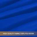 sancua Royal Blue Round Tablecloths 70 Inch, 6 Pack - Circle Fabric Table Cloth for July 4th Independence Day Wedding Party Banquet Birthday, Washable Polyester Table Cover (Fit 20-58 Inch Tables)