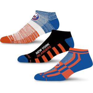 For Bare Feet NHL Unisex Stripe Stack 3 Pack (L)