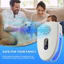 6 Packs Ultrasonic Pest Control Repeller,Upgraded Spider Repellent Indoor for Mosquito, Mice, Spider, Ant,Ultrasonic Plug in Mouse Repeller for Rodent,Roach,Bugs,Fly,Rat,3 Mode Switching House D1