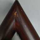 Brown Wooden Triangle Shape Wall Clock, Vintage Nautical Style Roman Number Silent Wall Clock, Mid Century Modern Operated Mantel Wall Hanging Clock for Living Room, Kitchen, Bedroom (12 Inch)