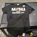 Mama of The Birthday Boy Football Lover First Birthday Party T-Shirt, Size S