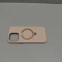 TORRAS Magnetic for iPhone 16 Pro Max Case Silicone with Stand, Fit for MagSafe, 360 Ring Stand with Camera Control, Ostand Q3 Silicone Rubber Soft Case for iPhone 16 Pro Max 6.9'', Dune Beige