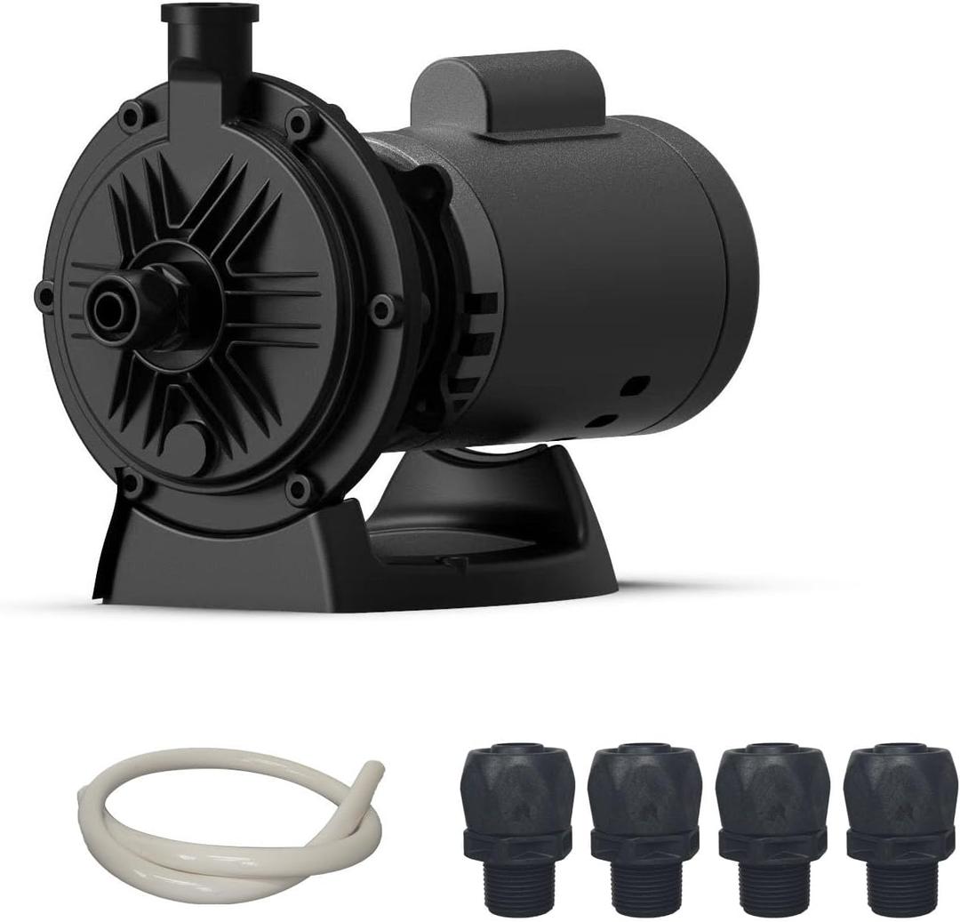 Dual Voltage 115/230Vac Pool Booster Pump, Alternative of PB4-60 3/4 HP Booster Pump for Pressure Pool Cleaning, Compatible with All Pressure-Side Cleaners