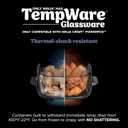 Ninja 2.5-QT CleanCrisp Glass Container with Storage lid, Compatible with Ninja Crispi Portable Cooking System, Microwave, Freezer & Dishwasher Safe, PFAS & PTFE Free Glass Cooking Surface, XSKSFNMED