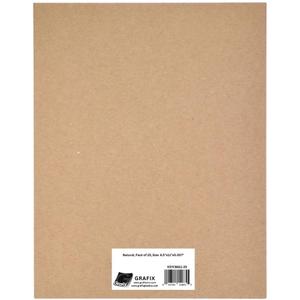 Grafix Medium Weight Chipboard  8.5"x11", Natural Acid-Free 0.057 Sheets, Create Three-Dimensional Embellishments for Cards, Papercrafts, Mixed Media, Home Dcor, and More, Pack of 25