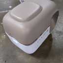 PetSnowy Self-Cleaning Automatic Cat Litter Box with Odor Control TiO2 System, Robot Litter Box with Auto-Packing, App Control, Large Cats & Multiple Cats (2026 Premium Version) (Brown)