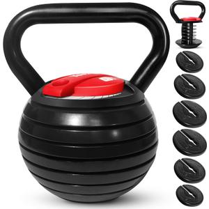 Yes4All Adjustable Kettlebell, Kettle Grip, Kettlebell Handle, Convert to Kettlebells Weight Set (Black 40lb) Yes4All Adjustable Kettlebell, Kettle Grip, Kettlebell Handle, Convert to Kettlebells Weight Set (Black 40lb)