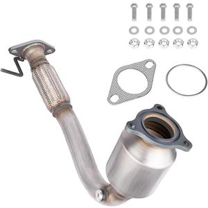 High Flow Front Catalytic Converter Kit Direct-Fit Chevy & GMC Models - Captiva Sport 2012-2015 Equinox 2010-2017 Terrain 2010-2017 - L4 2.4L/679-544