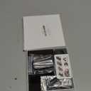 YO&YOYE Compatible with Ford Key Fob Cover with Keychain Leather Key Case Protector for Ford Fusion F150 F250 F350 F450 F550 Edge Explorer Smart Remote Key (Model1, Black)