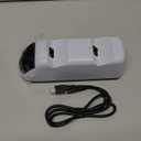 PS5 Controller Charging Station, PlayStation 5 Dualsense Charger Dock with Dual Stand, Upgrade PS5 Charger Accessory with Fast Charge Cable, PlayStation 5 Station, White