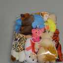 Valentines Day Gifts for Kids, 24 Pack with Plush Toy for Kids, Plush Keychain Toy for Classroom Exchange Cards and Party Favor, Greeting Gifts, Game Prizes