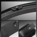 YHTAUTO OE Factory Style Fender Flares Compatible with 2015-2017 Ford F-150 Exc. Platinum & Raptor Model | Not Fit for Technology Package & Lane-Keeping Sensors Models, Black Wheel Flares