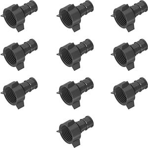 Pex A 1/2" inch x 1/2" Female NPT Threaded Adapter Expansion Swivel Fitting F-1960, Pack of 10
