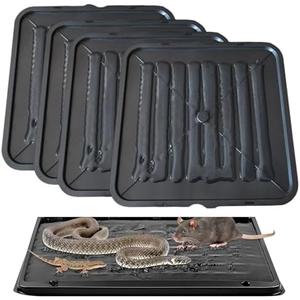 Mouse Glue Traps – Powerful Sticky Eco-Friendly Glue Boards, Pre-Scented Indoor Rat Traps for Home, Commercial & Industrial Use, Family-Safe 81 Sq Inch Coverage for Mice, Rats,Snake Insects (4 Sheet)