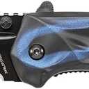 Smith & Wesson Black Ops SWBLOP3TBLS 7.7in S.S. Assisted Opening Knife with 3.4in Serrated Tanto Blade and Aluminum Handle for Tactical, Survival and EDC