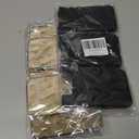 2 x BIAJIYA Card Holder for Back of Phone, Pouch Silicone Wallet Sleeve Pocket Stick-on ID Credit Card for All Smartphones (Black*5)