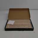 Nuvograin Wood Bread Cutting Board With Slicer, Crumb Tray and Holder - Serving Tray for Kitchen, Color Combination Design - For Cake, Bagels - 9.53" Wide x 1.46" Tall